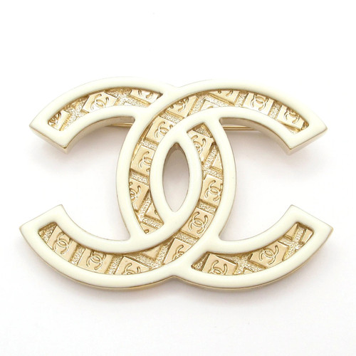 Chanel coco gold white - gold,