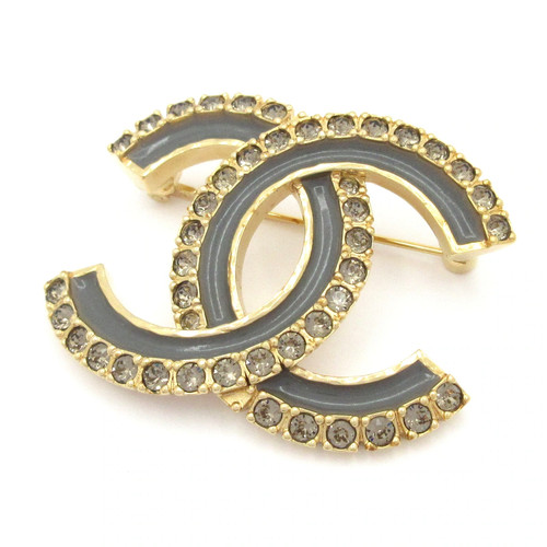 Chanel gold dark gray - gold, hardware