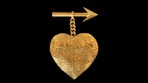 Chanel vintage 1993 93p - 93p, heart