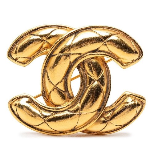 Chanel matelasse logo gold - chanel,