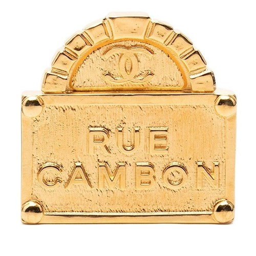 Chanel logo rue - cc, cambon
