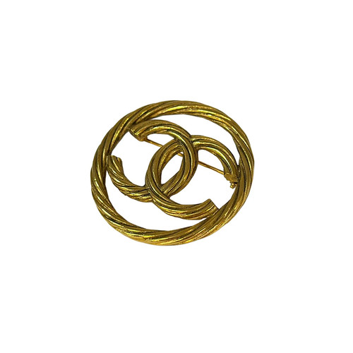 Chanel gold hardware brooch - hardware,