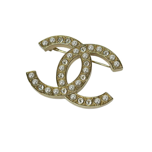 Chanel white gold faux - faux, pearl