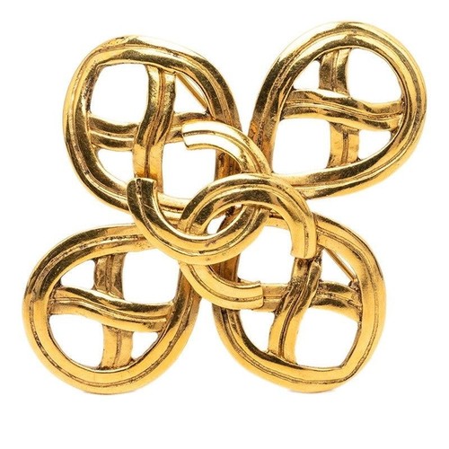 Chanel logo vintage brooch - cc,