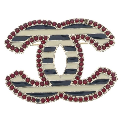 Chanel coco mark brooch pin - mark,