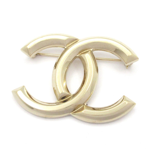 Chanel gold hardware - gold, brooch