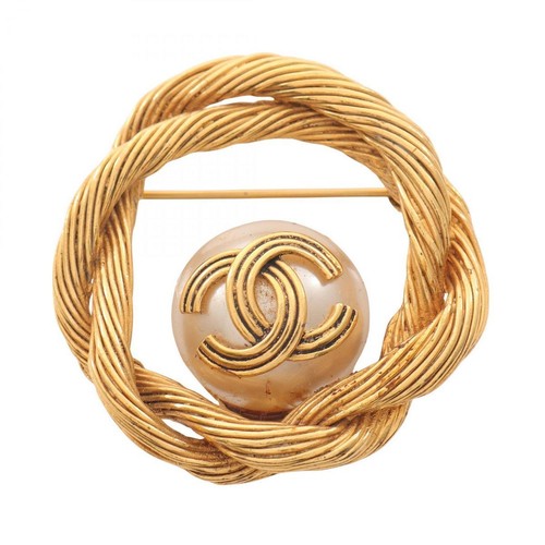 Chanel coco mark brooch - coco,