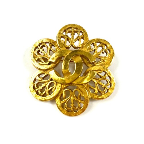Chanel 95a coco logo brooch - 95a, cc