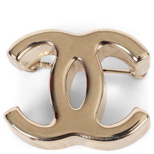 71711 auth chanel gold metal - gold,